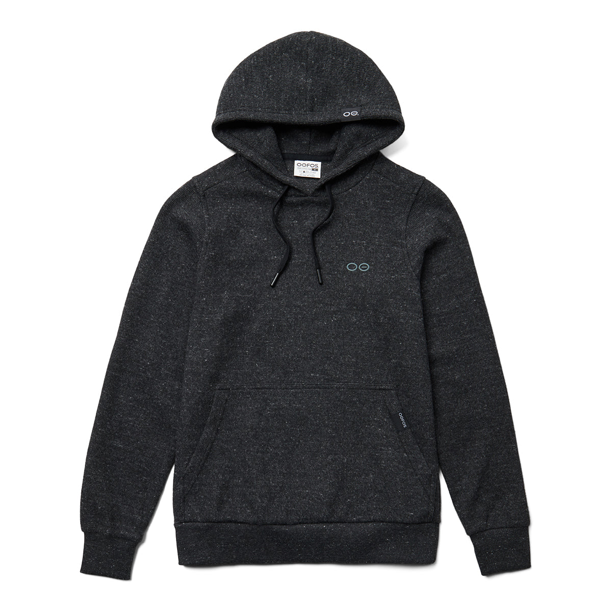 Ropa OOFOS OOmy Knit Hoodie Hombre Negros | MX1061EB