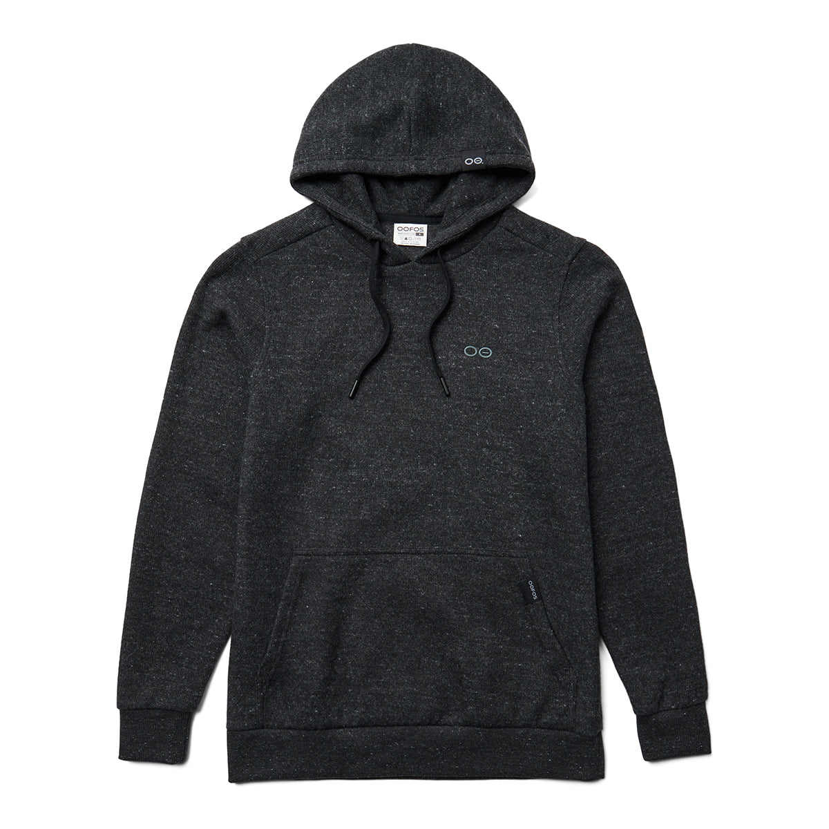 Ropa OOFOS OOmy Knit Hoodie Mujer Negros Grises | MX1170BE