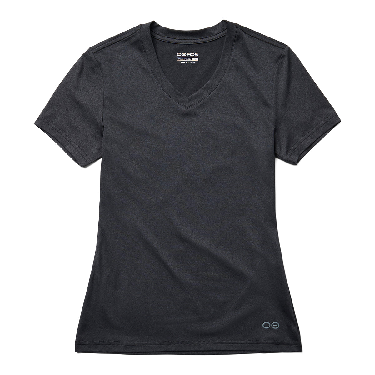 Ropa OOFOS cOOl down V Neck Hombre Negros | MX1059TC