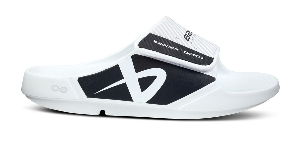 Sandalias OOFOS OOahh Deporte Flex Hombre Blancos | MX1017XY