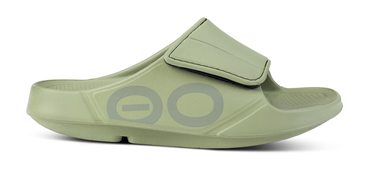 Sandalias OOFOS OOahh Deporte Flex Hombre Verde Oliva | MX1032YX