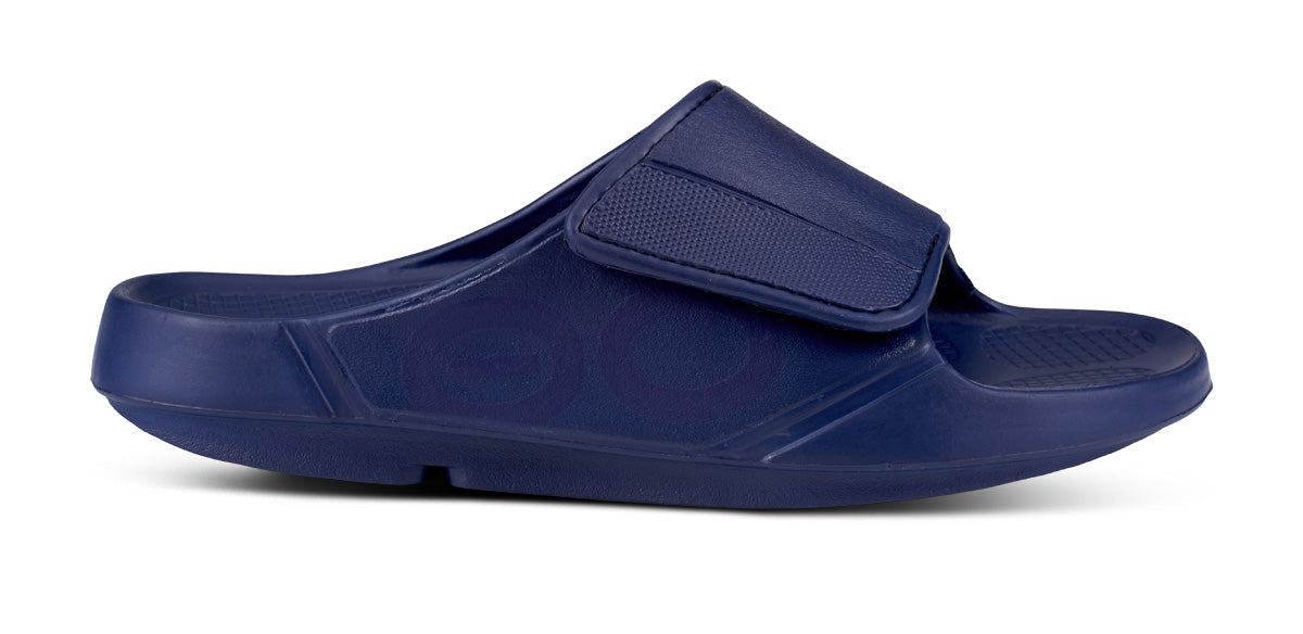 Sandalias OOFOS OOahh Deporte Flex Mujer Azul Marino | MX1114WN