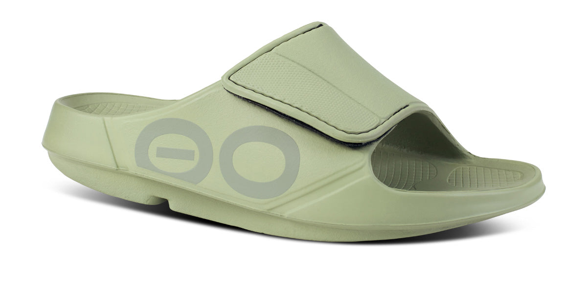 Sandalias OOFOS OOahh Deporte Flex Mujer Verde Oliva | MX1117NW