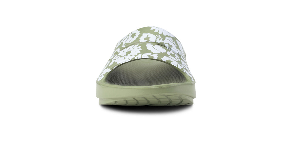 Sandalias OOFOS OOahh Limited Hombre Verde Oliva | MX1023GS