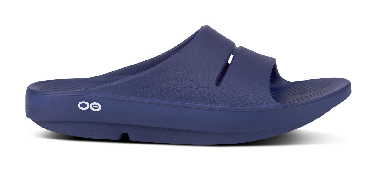 Sandalias OOFOS OOahh Mujer Azul Marino | MX1103DF