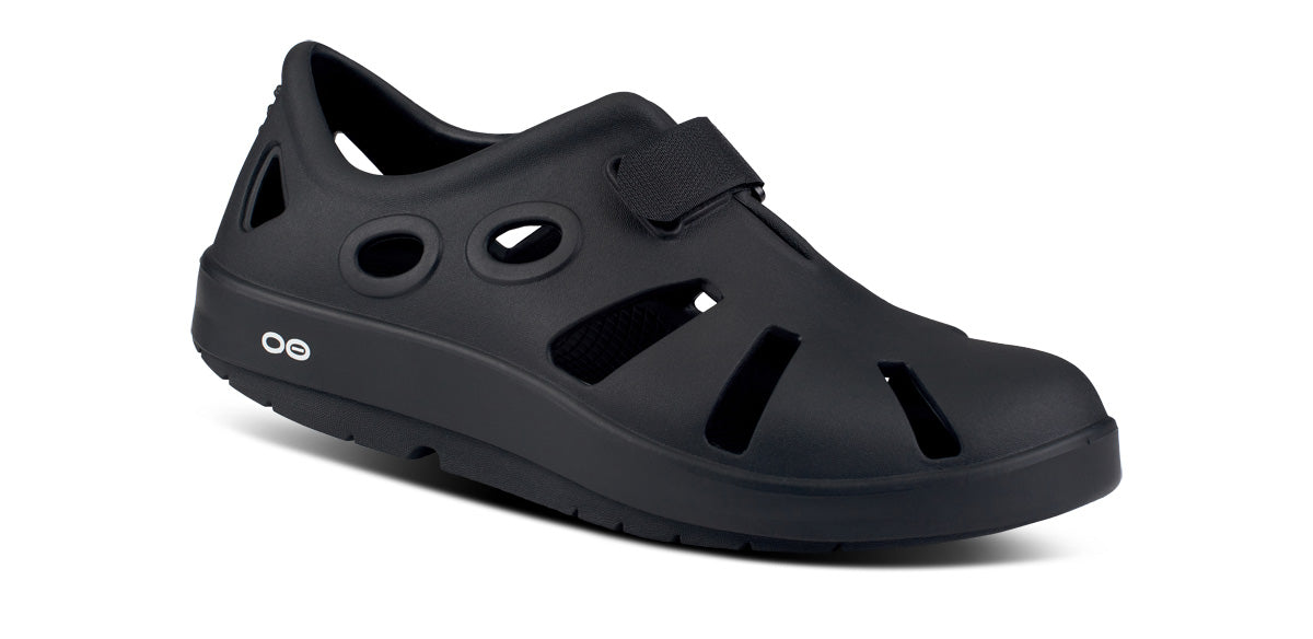 Sandalias OOFOS OOcandoo Mujer Negros | MX1121XY