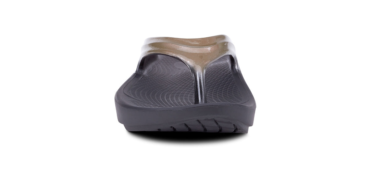 Sandalias OOFOS OOlala Luxe Mujer Negros Beige | MX1131AH