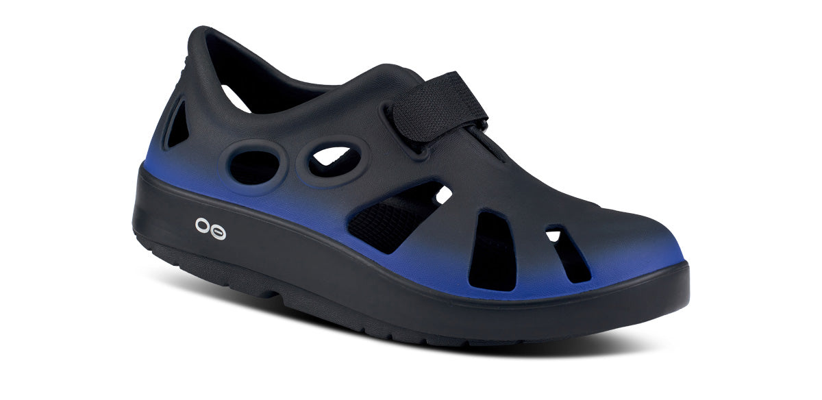 Zapatos OOFOS OOcandoo Mujer Negros Azules | MX1076FD