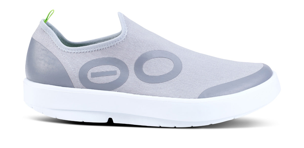 Zapatos OOFOS OOmg eeZee Low Hombre Blancos Grises | MX1009EB