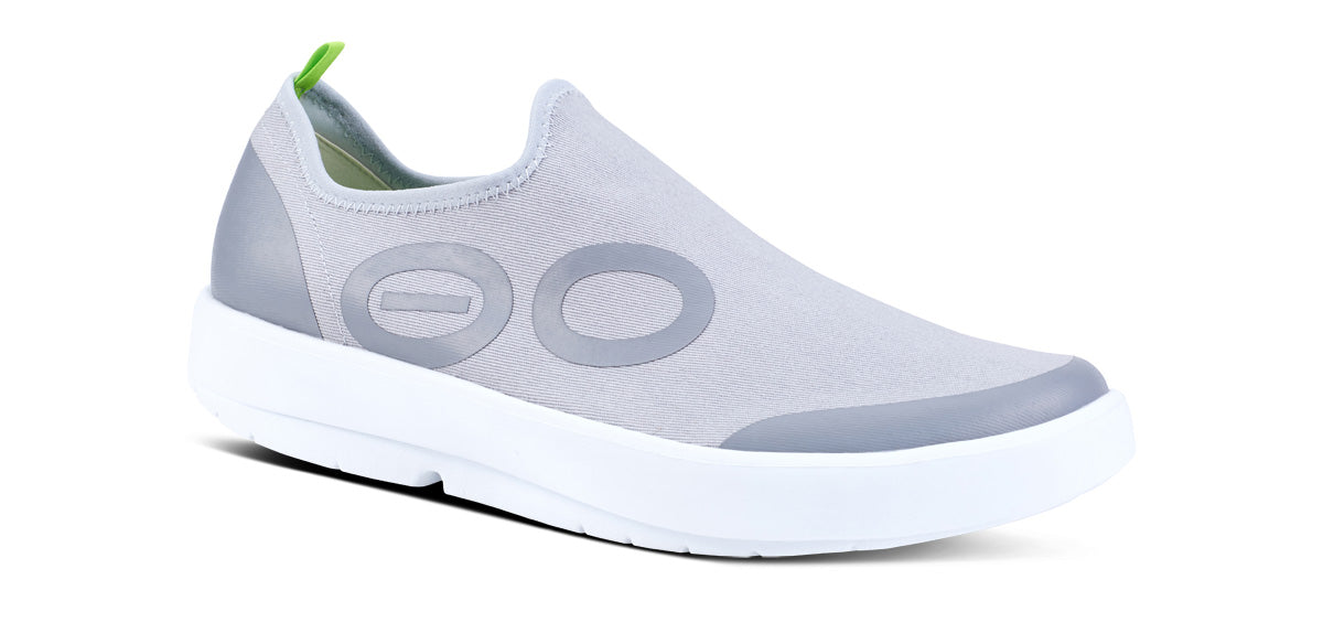 Zapatos OOFOS OOmg eeZee Low Hombre Blancos Grises | MX1009EB