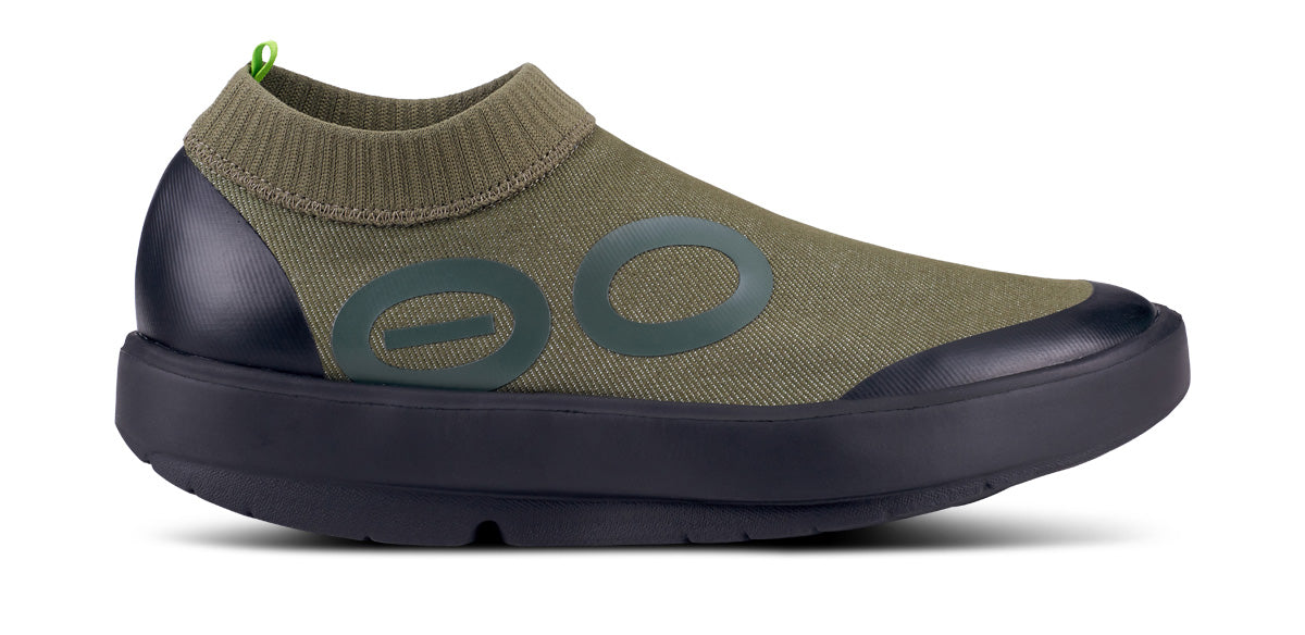 Zapatos OOFOS OOmg eeZee Mid Hombre Negros Verdes | MX1011QM