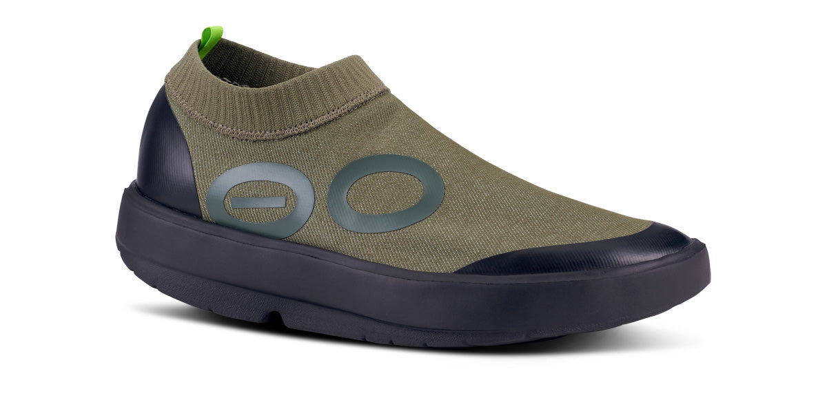 Zapatos OOFOS OOmg eeZee Mid Hombre Negros Verdes | MX1011QM