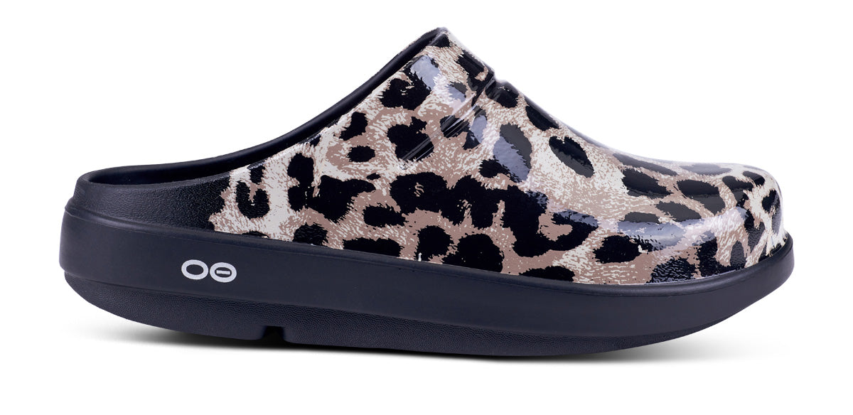 Zuecos OOFOS OOcloog Limited Edition Mujer Negros Camuflados | MX1151JP