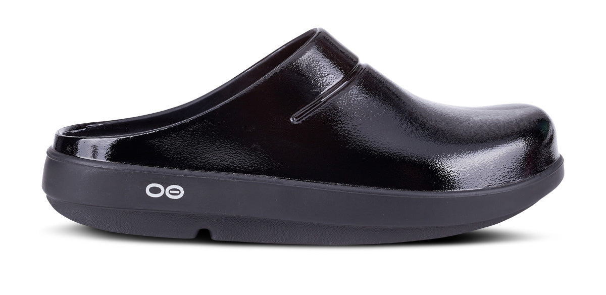 Zuecos OOFOS OOcloog Luxe Mujer Negros | MX1155DF