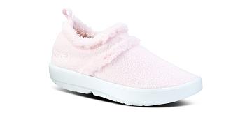 Pantuflas OOFOS OOcoozie Low Mujer Rosas | MX1066BE