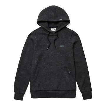 Ropa OOFOS OOmy Knit Hoodie Mujer Negros | MX1171VR