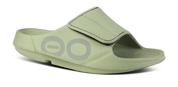 Sandalias OOFOS OOahh Deporte Flex Hombre Verde Oliva | MX1032YX