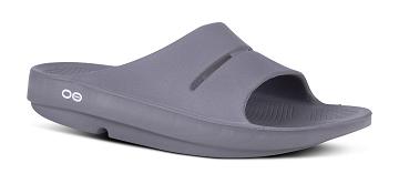 Sandalias OOFOS OOahh Hombre Grises | MX1019LI