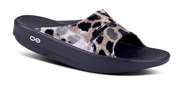 Sandalias OOFOS OOahh Limited Mujer Negros Marrom | MX1105AH