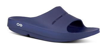 Sandalias OOFOS OOahh Mujer Azul Marino | MX1103DF