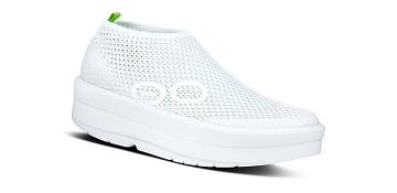 Zapatos OOFOS OOmega Chukka Mujer Blancos | MX1080PJ