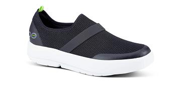 Zapatos OOFOS OOmg Low Mujer Blancos Negros | MX1094CT