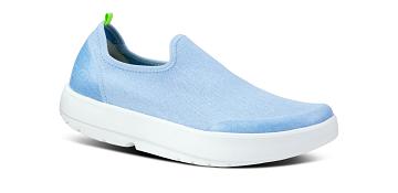 Zapatos OOFOS OOmg eeZee Low Deporte Mujer Azules | MX1091NW